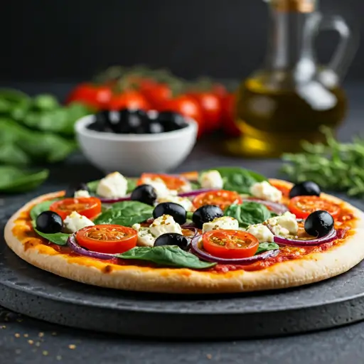 Guide to Crafting Authentic Greek Pizza: A Mediterranean Delight for Your Table