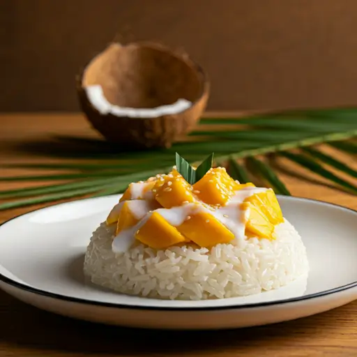 Mango Sticky Rice Recipe - A Classic Thai Dessert You’ll Love! 🥭🍚