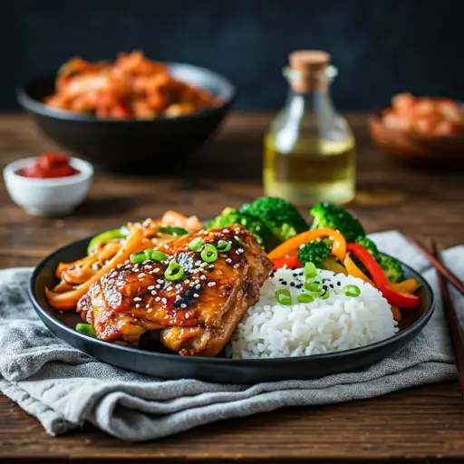 Rice Recipe with Korean Chicken: A Culinary Masterpiece