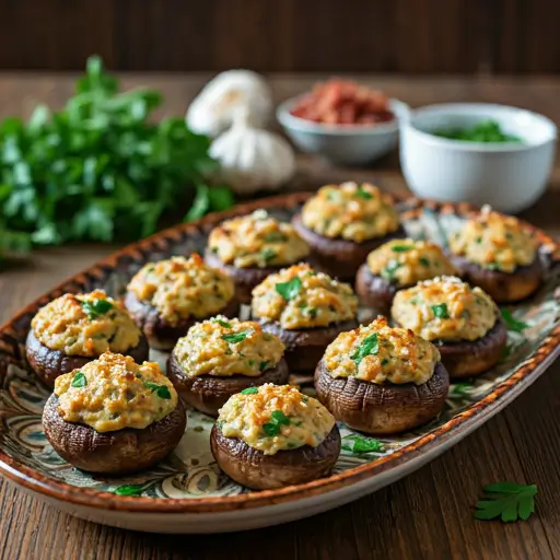 Stuffed Baby Bella Mushrooms: A Savory and Elegant Appetizer